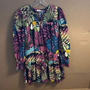 Tropical Toucan Print Dress